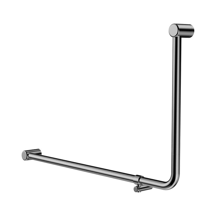 1000*600mm Nero Mecca Care 32mm DDA Accessible Toilet 90 Degree Bent Tube Grab Rail