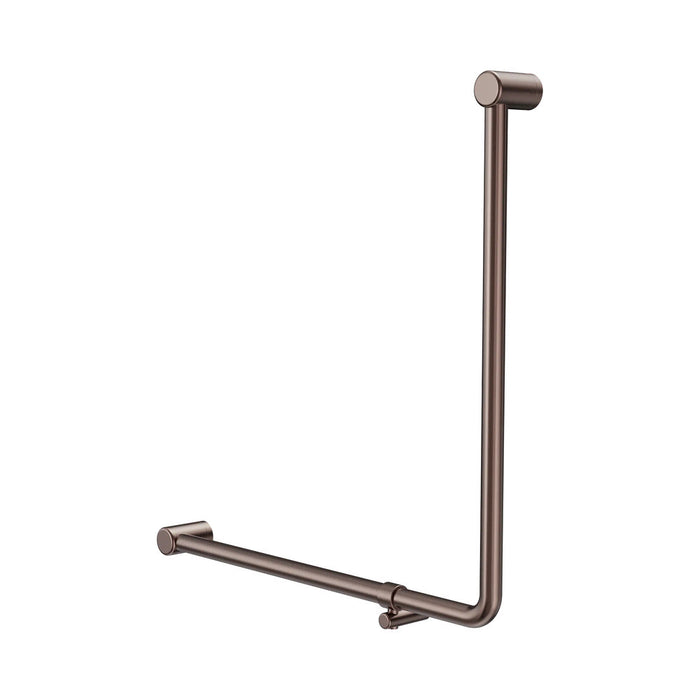 750*750mm Nero Mecca Care 32mm 90 Degree NZ4121 Accessible Toilet Grab Rail