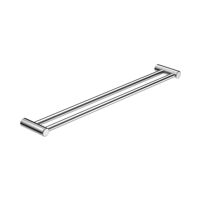 600/900mm Nero Mecca Care 25mm Stainless Steel Double Towel Grab Rail