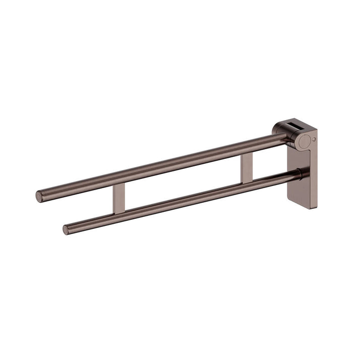 810mm Nero Mecca Care Stainless Steel Foldable Toilet Support Arm