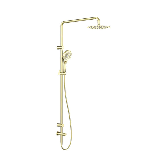 600*1400mm Nero Mecca Care 25mm Grab Rail Twin Shower Set
