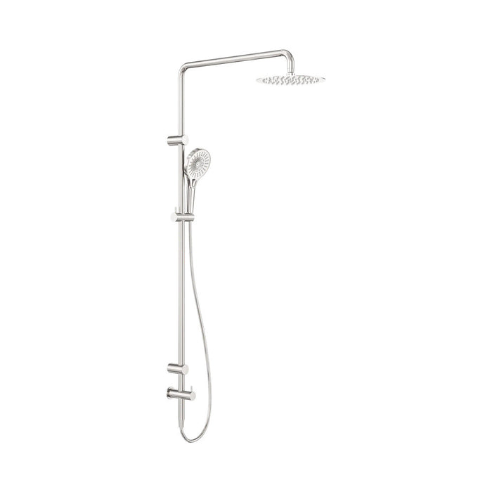 600*1400mm Nero Mecca Care 25mm Grab Rail Twin Shower Set