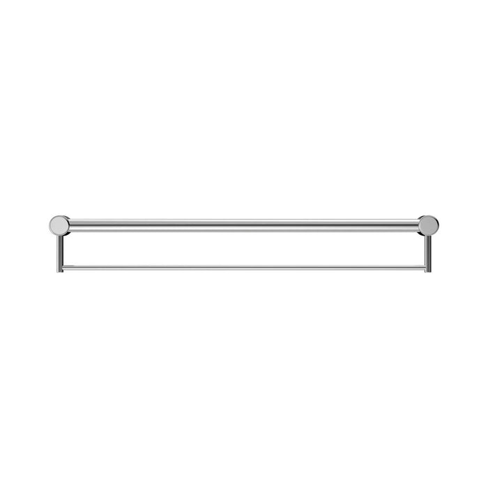 300/600/900mm Nero Mecca Care 32mm Stainless Steel Grab Rail With Towel Holder