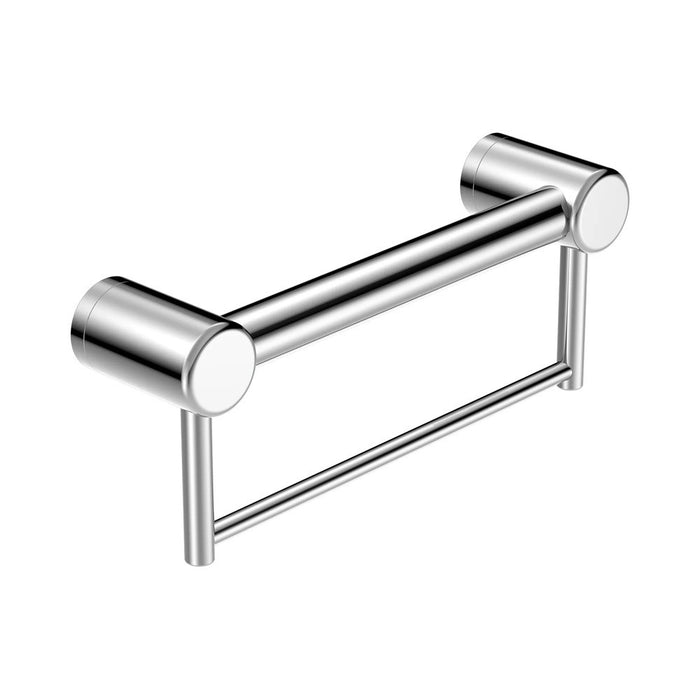 300/600/900mm Nero Mecca Care 32mm Stainless Steel Grab Rail With Towel Holder