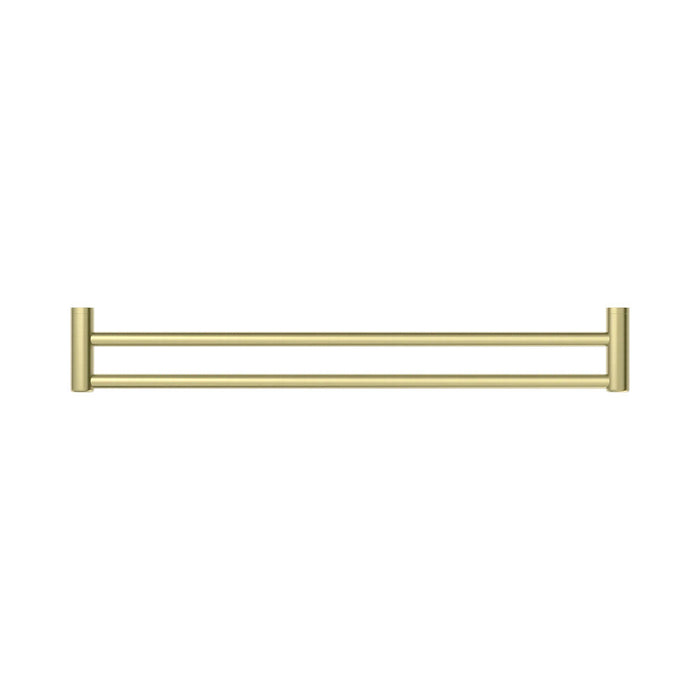 600/900mm Nero Mecca Care 25mm Stainless Steel Double Towel Grab Rail