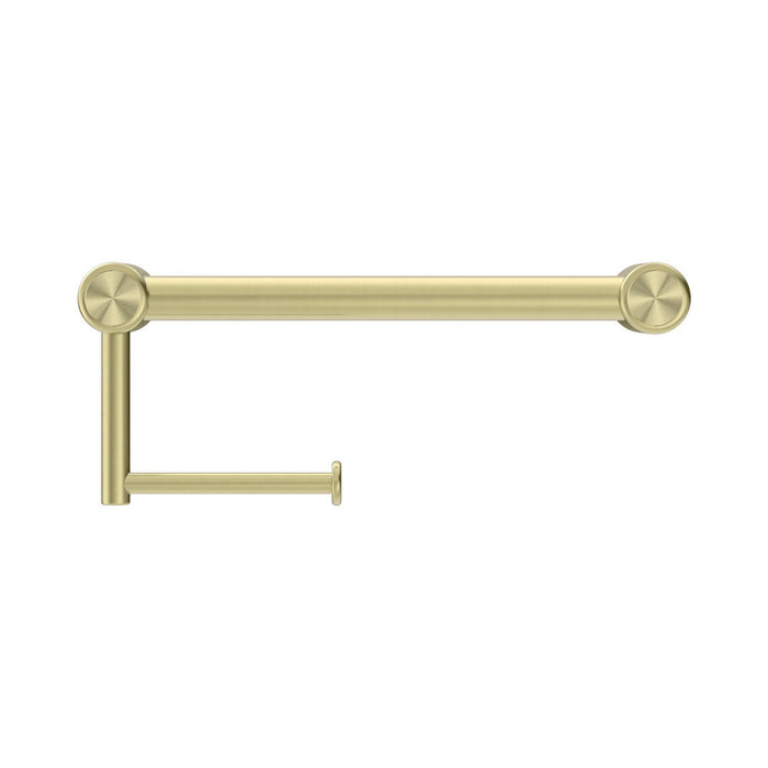 300/450mm Nero Mecca Care 25mm Stainless Steel Toilet Roll Rail
