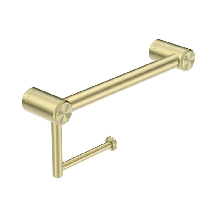 300/450mm Nero Mecca Care 25mm Stainless Steel Toilet Roll Rail