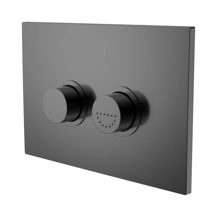 Nero Mecca Care Raised Disabled Care Pneumatic Flush Buttons Plate DDA Accessible Toilet Compliant