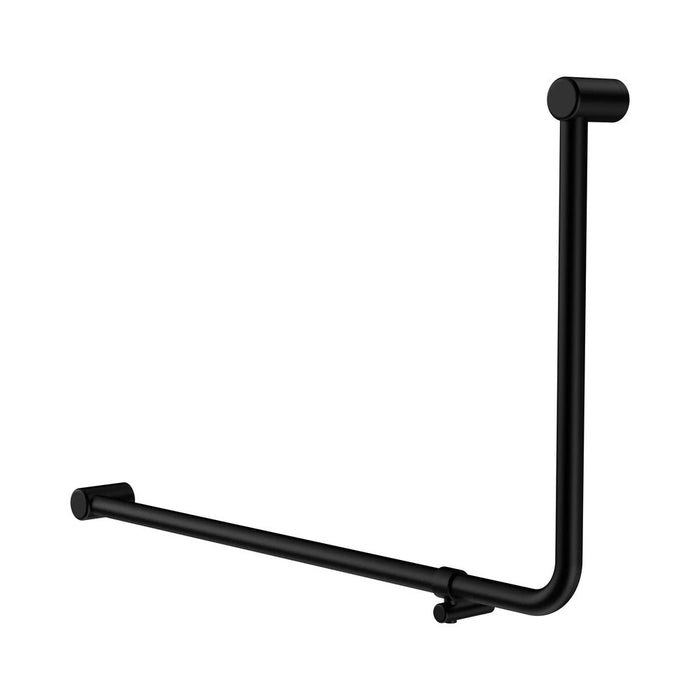 1000*600mm Nero Mecca Care 32mm DDA Accessible Toilet 90 Degree Bent Tube Grab Rail