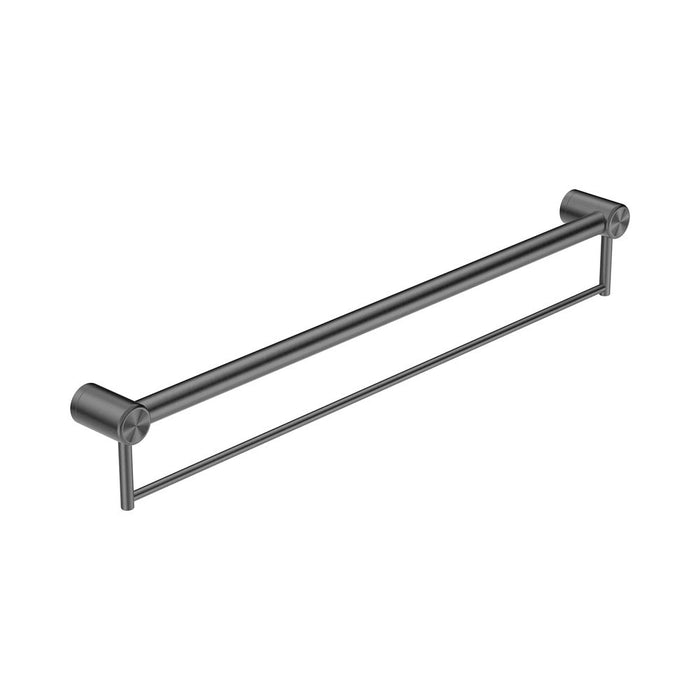 300/600/900mm Nero Mecca Care 32mm Stainless Steel Grab Rail With Towel Holder