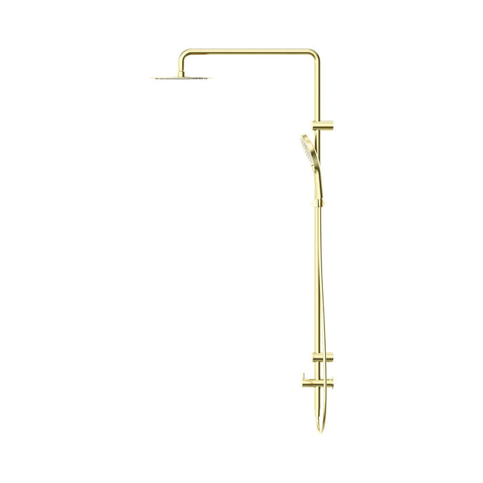 600*1400mm Nero Mecca Care 25mm Grab Rail Twin Shower Set