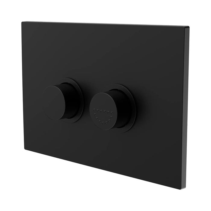 Nero Mecca Care Raised Disabled Care Pneumatic Flush Buttons Plate DDA Accessible Toilet Compliant