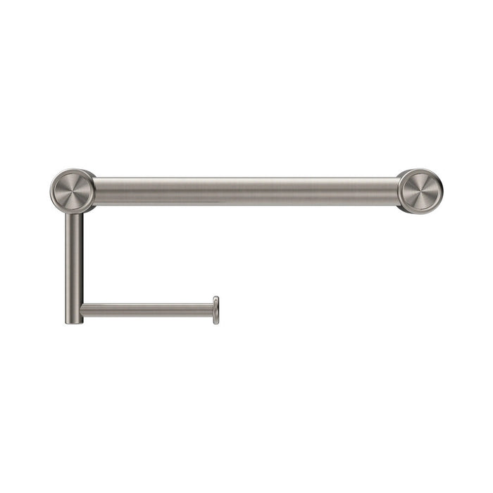 300/450mm Nero Mecca Care 25mm Stainless Steel Toilet Roll Rail