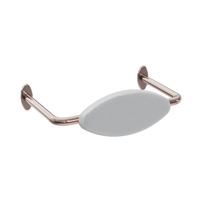 560*320mm Nero Mecca Care DDA Accessible Stainless Steel Toilet Backrest