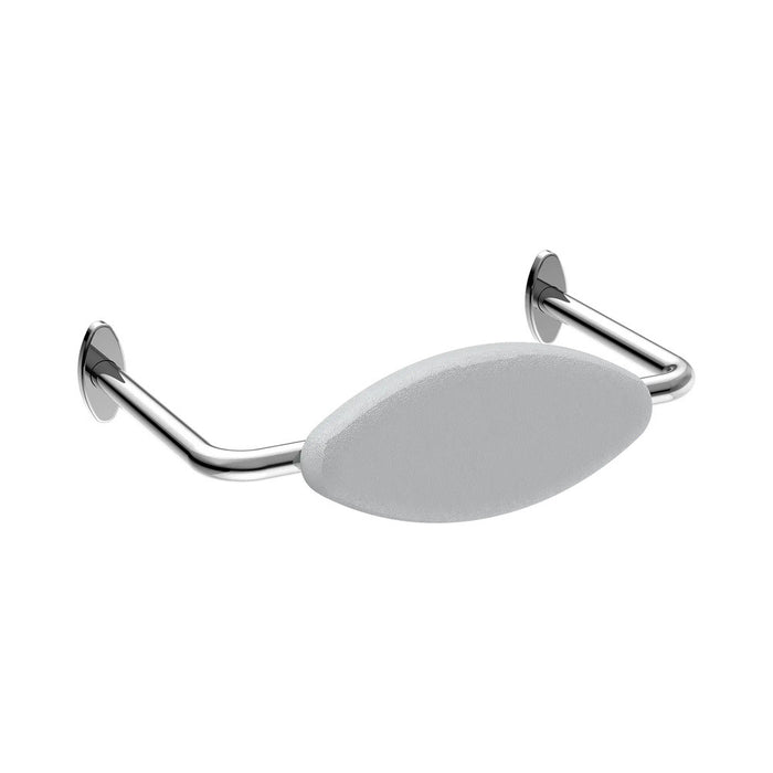 560*320mm Nero Mecca Care DDA Accessible Stainless Steel Toilet Backrest