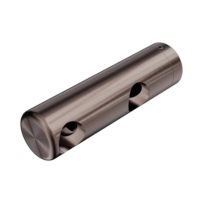 Nero Mecca Care Make Your Own 25mm Stainless Steel Left/Right Grab Rail Double Towel Bracket