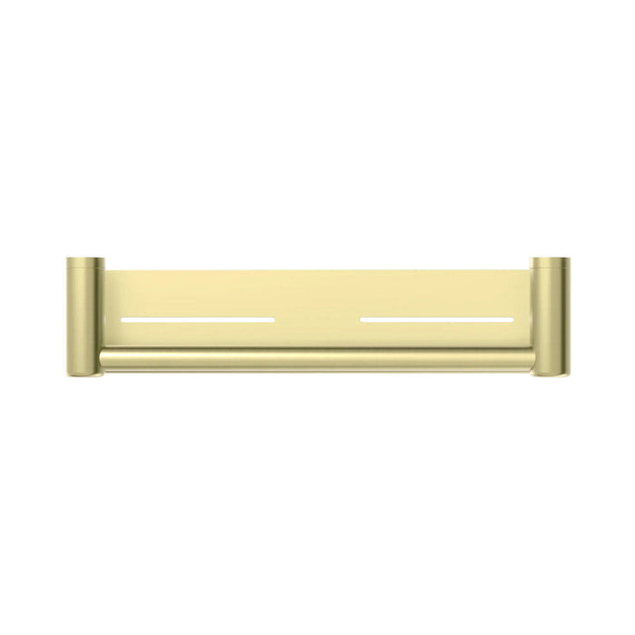 300/450mm Nero Mecca Care 25mm Stainless Steel Grab Rail With Shelf