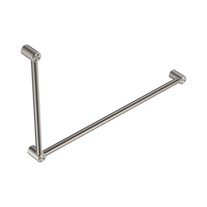 1000*600mm Nero Mecca Care 32mm 90 Degree DDA Accessible Toilet Grab Rail Set