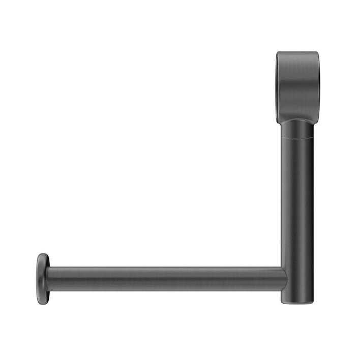 125mm Nero Mecca Care Stainless Steel Grab Rail Add On Toilet Roll Holder
