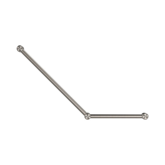 450*750mm Nero Mecca Care 32mm 45 Degree Ambulant Toilet Grab Rail