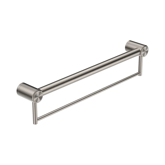 300/600/900mm Nero Mecca Care 32mm Stainless Steel Grab Rail With Towel Holder
