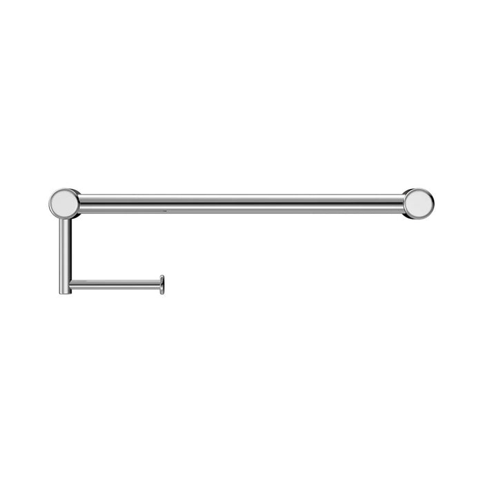 300/450mm Nero Mecca Care 25mm Stainless Steel Toilet Roll Rail