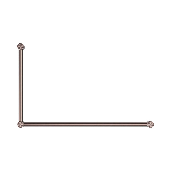 1000*600mm Nero Mecca Care 32mm 90 Degree DDA Accessible Toilet Grab Rail Set