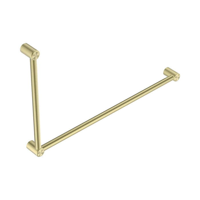 1000*600mm Nero Mecca Care 32mm 90 Degree DDA Accessible Toilet Grab Rail Set