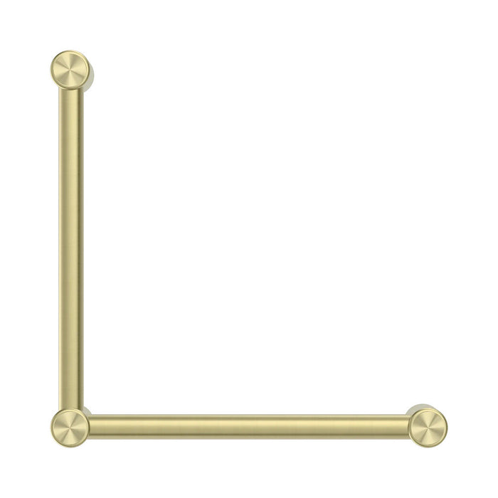450*450mm Nero Mecca Care 32mm 90 Degree Ambulant Toilet Grab Rail