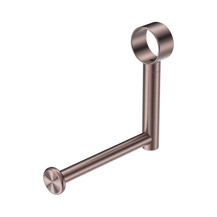 125mm Nero Mecca Care Stainless Steel Grab Rail Add On Toilet Roll Holder