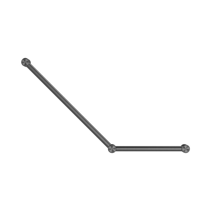 450*750mm Nero Mecca Care 32mm 45 Degree Ambulant Toilet Grab Rail