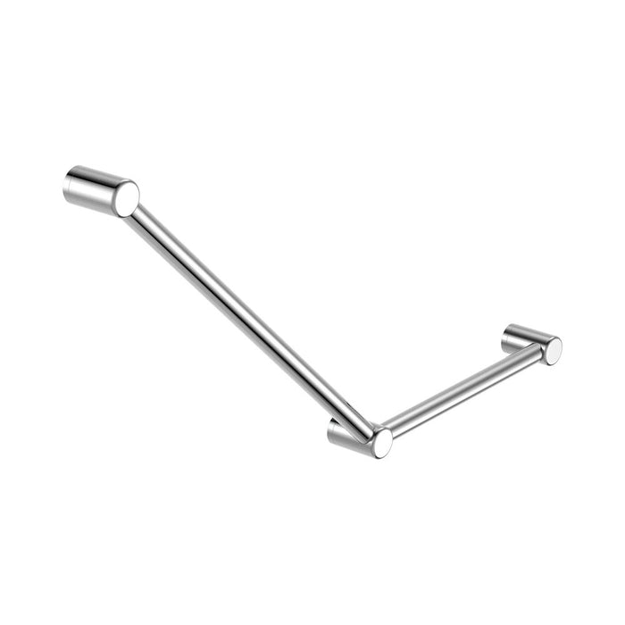 450*750mm Nero Mecca Care 32mm 45 Degree Ambulant Toilet Grab Rail