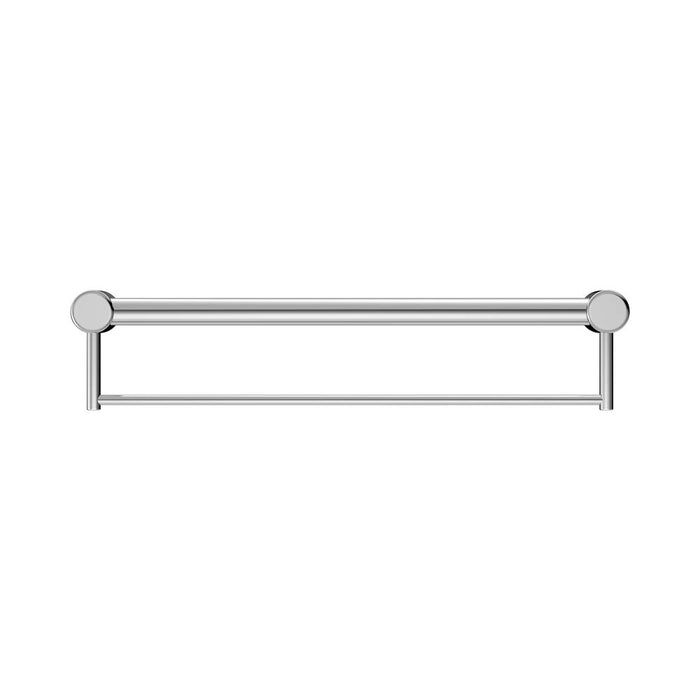 300/600/900mm Nero Mecca Care 32mm Stainless Steel Grab Rail With Towel Holder