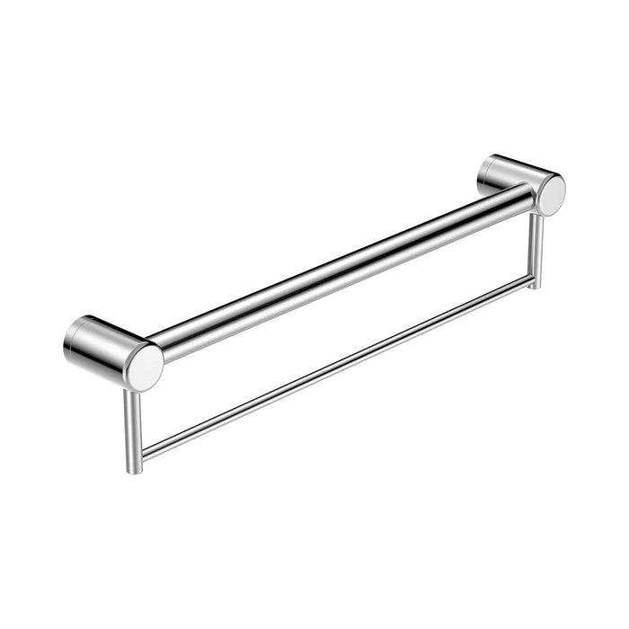 300/600/900mm Nero Mecca Care 32mm Stainless Steel Grab Rail With Towel Holder