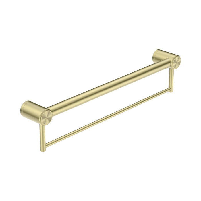 300/600/900mm Nero Mecca Care 32mm Stainless Steel Grab Rail With Towel Holder