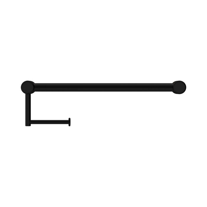 300/450mm Nero Mecca Care 25mm Stainless Steel Toilet Roll Rail