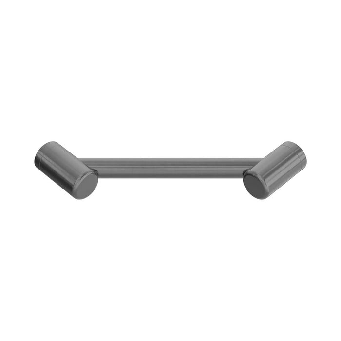 215mm Nero Mecca Care Stainless Steel 25mm Footrest Corner Grab Rail