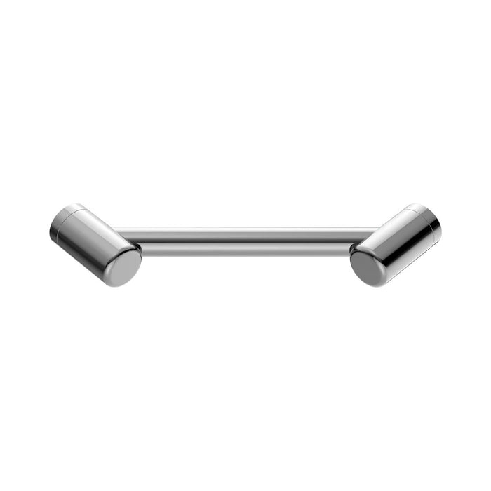 215mm Nero Mecca Care Stainless Steel 25mm Footrest Corner Grab Rail