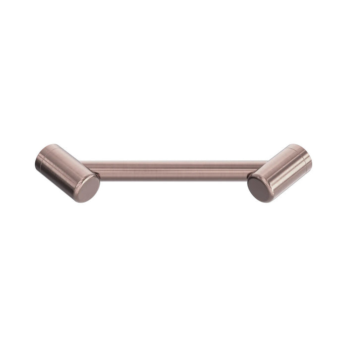 215mm Nero Mecca Care Stainless Steel 25mm Footrest Corner Grab Rail