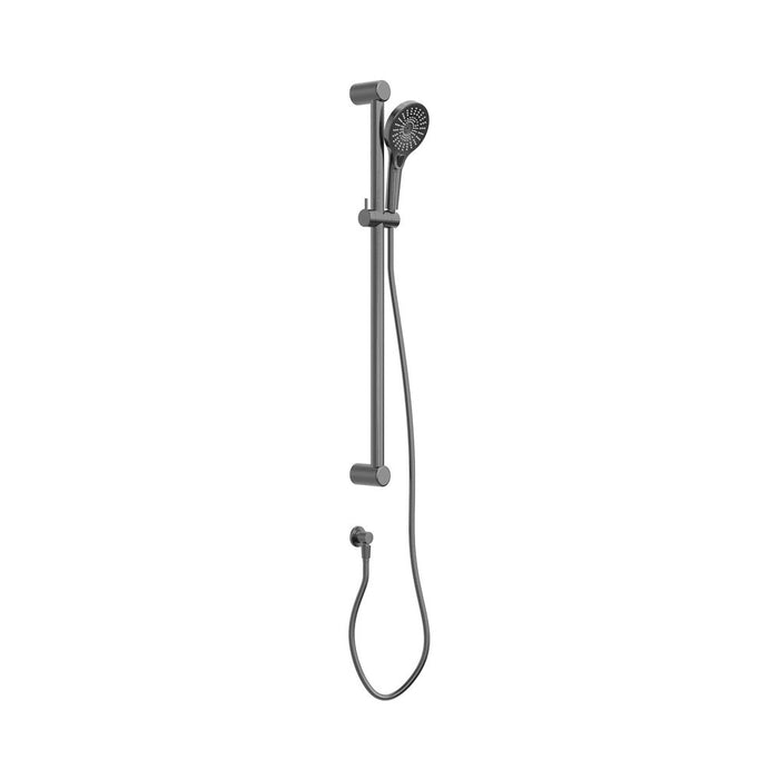 900mm Nero Mecca Care 32mm Grab Rail And Adjustable Shower Rail Set