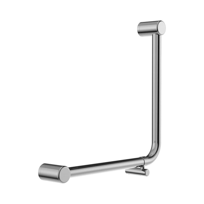 450*450mm Nero Mecca Care 32mm Ambulant 90 Degree Bent Tube Grab Rail