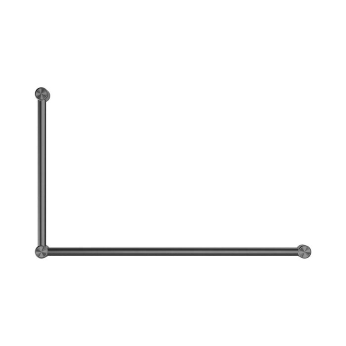 1000*600mm Nero Mecca Care 32mm 90 Degree DDA Accessible Toilet Grab Rail Set