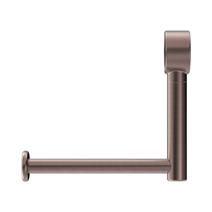 125mm Nero Mecca Care Stainless Steel Grab Rail Add On Toilet Roll Holder