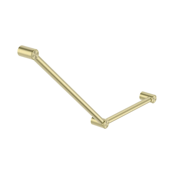 450*750mm Nero Mecca Care 32mm 45 Degree Ambulant Toilet Grab Rail