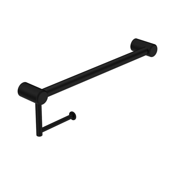 300/450mm Nero Mecca Care 25mm Stainless Steel Toilet Roll Rail