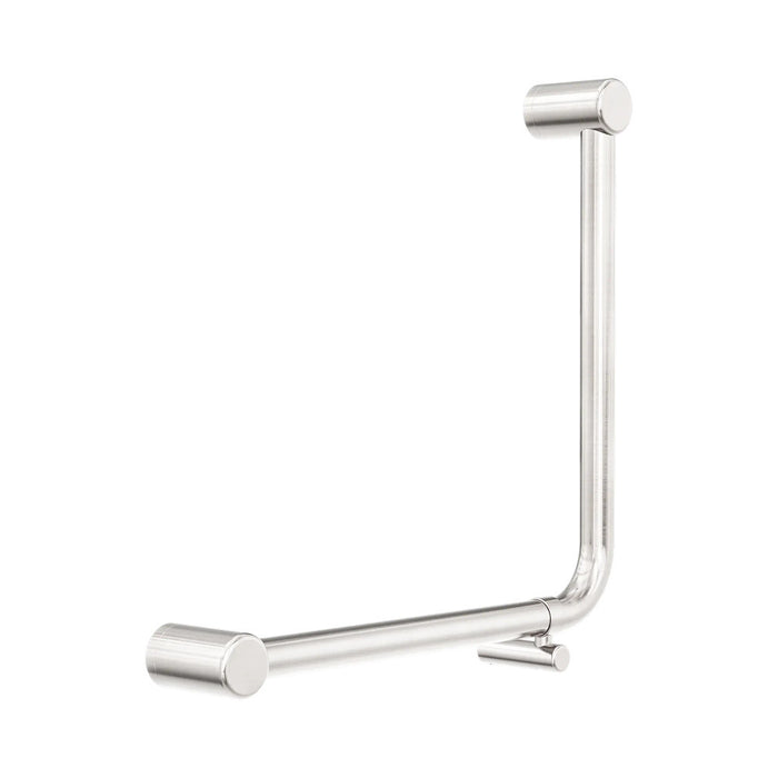 450*450mm Nero Mecca Care 32mm Ambulant 90 Degree Bent Tube Grab Rail