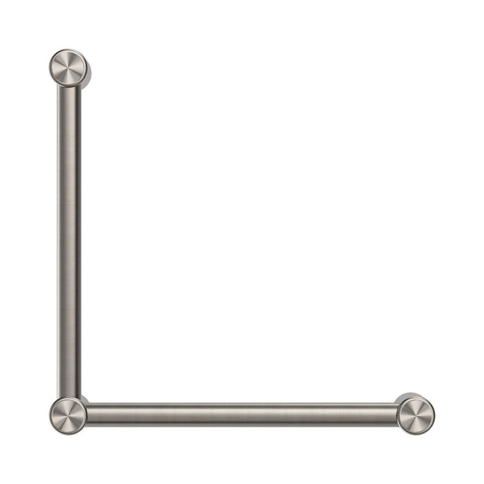450*450mm Nero Mecca Care 32mm 90 Degree Ambulant Toilet Grab Rail