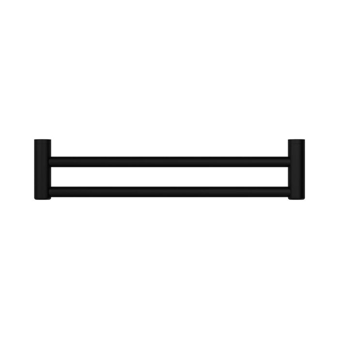 600/900mm Nero Mecca Care 25mm Stainless Steel Double Towel Grab Rail