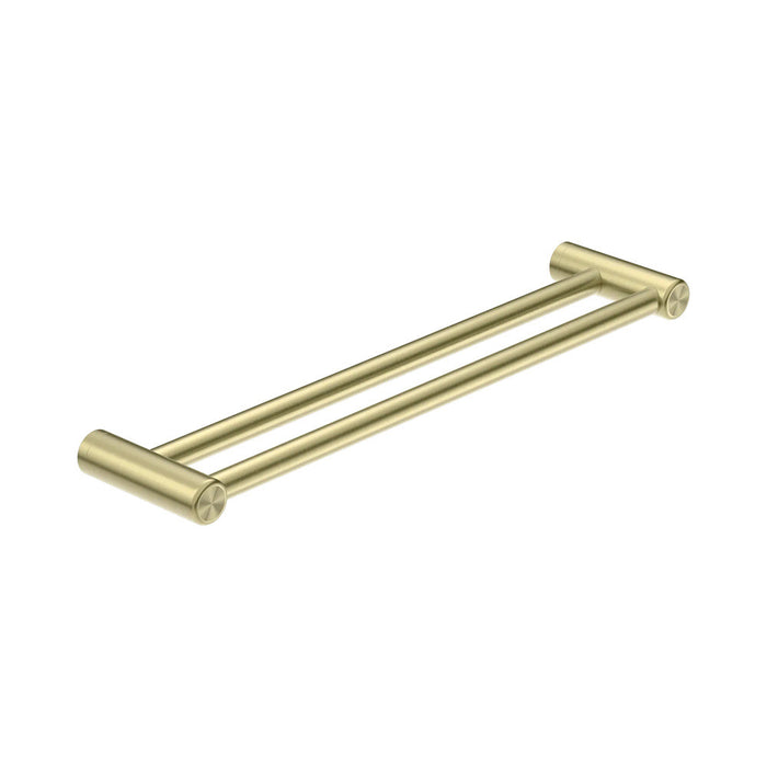600/900mm Nero Mecca Care 25mm Stainless Steel Double Towel Grab Rail