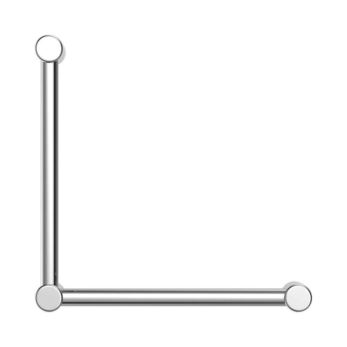450*450mm Nero Mecca Care 32mm 90 Degree Ambulant Toilet Grab Rail